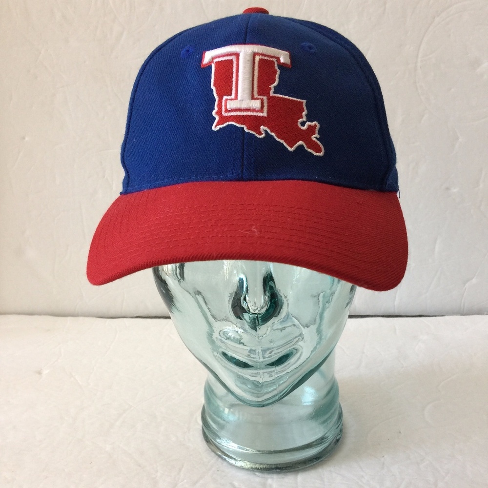 Louisiana Tech Bulldogs Blue 100% Wool Hat 7.25